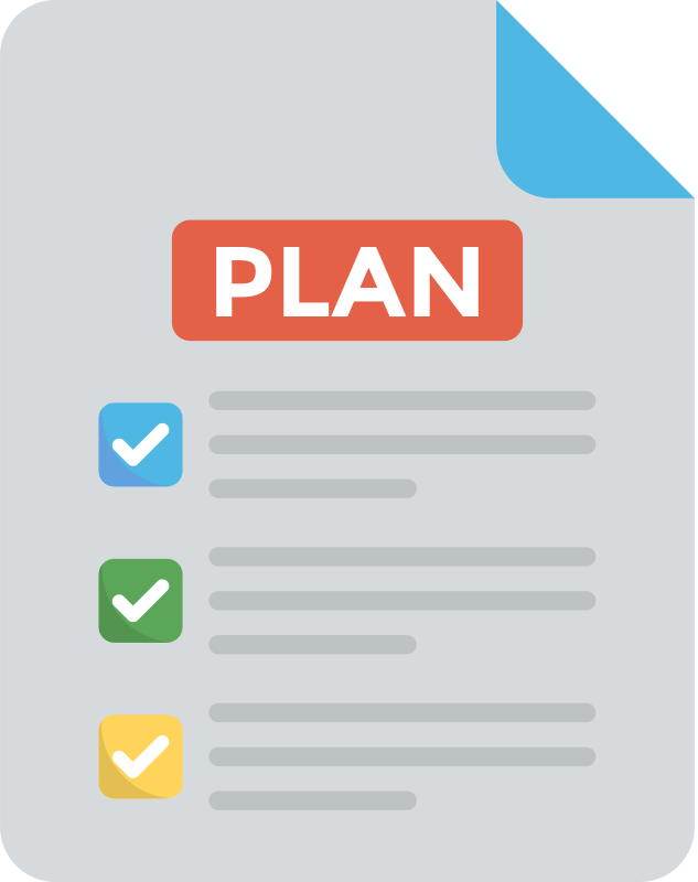 written plan icon